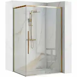 Rea -K4901 Solar Gold Kabina prysznicowa 800x1000x1950 szklo transparent