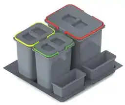 Rejs Sortownik odpadów Praktiko 60 1x20L plus 2x9L trójkomorowy system