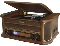 Roadstar Gramofon HIF-1993 Brązowy