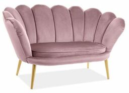 Różowa sofa