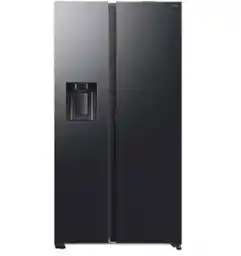Samsung SBS RS80F66KBFEO Pełny No Frost 178,4cm Kostkarka Komora świeżości Zdalne sterowanie Grafitowa stal Lodówka