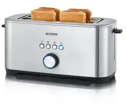 Severin AT 2621 Ruszt do bułek Rozmrażanie 1400W Toster