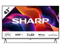 Sharp 43GM6745E 43 QLED 4K Smart TV Dolby Vision Dolby Atmos Telewizor QLED