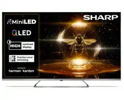 Sharp 50JP7765E 50 QLED Mini LED 4K Google TV Dolby Vision Dolby Atmos HDMI 2.1 DVB-T2 Telewizor QLED
