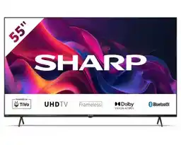 Sharp 55GK4245E 55 LED 4K Smart TV Dolby Vision Dolby Atmos Telewizor LED