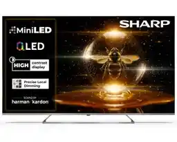 Sharp 65JP7765E 65 QLED Mini LED 4K Google TV Dolby Vision Dolby Atmos HDMI 2.1 DVB-T2 Telewizor QLED
