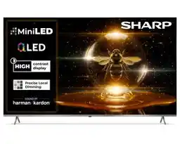 Sharp 75JP7765E 75 QLED Mini LED 4K Google TV Dolby Vision Dolby Atmos HDMI 2.1 DVB-T2 Telewizor QLED