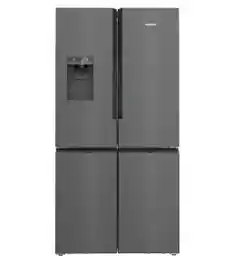 Siemens iQ500 KF96DAXEA lodówka No Frost 183cm dystrybutor wody zdalne sterowanie czarna stal szczotkowana