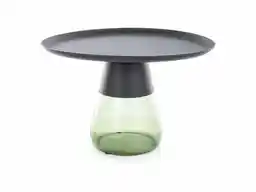 Signal Stolik kawowy TIFFANY B BLACK 70, Czarny plus zielony