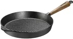 Skeppshult Żeliwna patelnia grillowa okrągła WALNUT 0028V