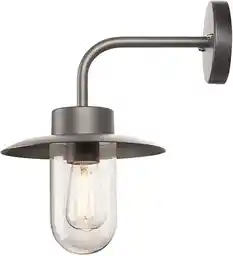 SLV Kinkiet MOLAT E27 ścienna, Grafitowy, max. 60W, IP44 1000820