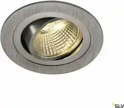 SLV NEW TRIA DL ROUND SET, alu, 6W, 38deg 3000K, z Zasilaczem, 113906