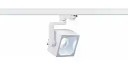 SLV EURO CUBE Oprawa szynowa 3F LED 4000K biały 60 z adapterem 3-fazowym