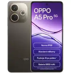Smartfon Oppo A5 Pro 5G 8 GB/256 GB Brązowy