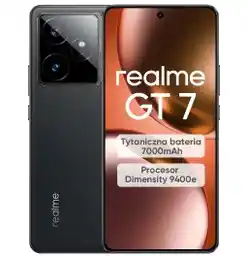 Smartfon Realme Gt 7 5G 12 Gb 512 Gb 6,78 Amoled eSIM Telefon Czarny