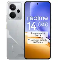 Smartfony Realme 14 5G 12 GB/256 GB Srebrny