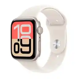Smartwatch Apple Watch SE 3gen GPS koperta 40mm z aluminium Księżycowa poświata pasek sportowy Księżycowa poświata S/M