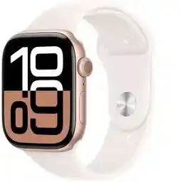 Smartwatch Apple Watch Series 10 Gps, koperta 46 mm z aluminium w kolorze różowego złota
