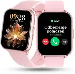 Smartwatch Rubicon RNCF46 różowy silikon