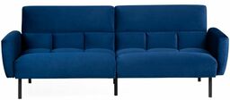 Sofa niebieska z funkcją spania