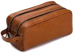 Solier Elegancka skórzana kosmetyczka SZETLAND SK02
