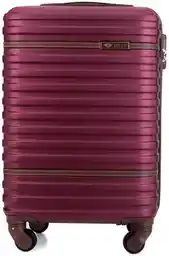 Solier Luggage Walizka podróżna mała S 20 ABS STL957 bordowa