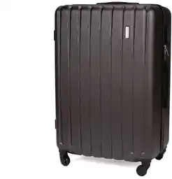 Solier Luggage Walizka podróżna twarda średnia 24 STL902 ciemny szary
