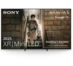 Sony BRAVIA 5 K-75XR55 75 4K Mini LED 120Hz Google TV Dolby Vision Dolby Atmos HDMI 2.1 DVB-T2 Telewizor LED