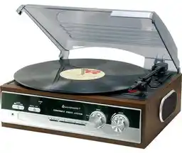 SOUNDMASTER Gramofon PL186H Brązowy