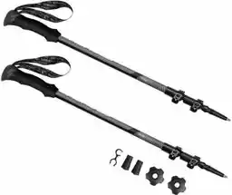 Spokey Kijki trekkingowe Zion 105 - 135 cm Czarny