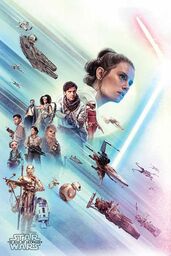 Star Wars Rey plakat
