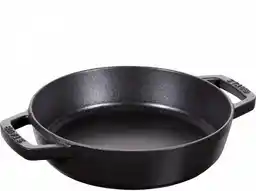 Staub Patelnia żeliwna Z Dwoma Uchwytami 20 Cm, Czarny 40511-659-0