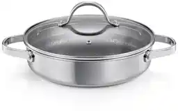 SteelCRAFT Patelnia głęboka z pokrywką 28 cm, 2 uchwyty 780568.00