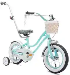 Sun Baby Rower dziecięcy Heart Bike 12 cali dla dziewczynki Miętowy 2023