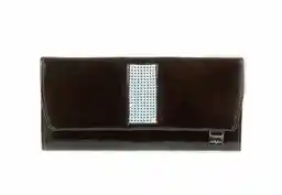 Swarovski Giovani skórzany portfel damski CV 160 ciemna czerwień