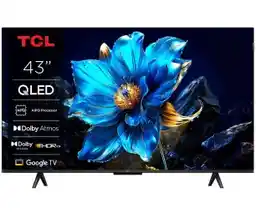 TCL 43P7K 43 QLED 4K Google TV Dolby Vision Dolby Atmos HDMI 2.1 DVB-T2 Telewizor QLED