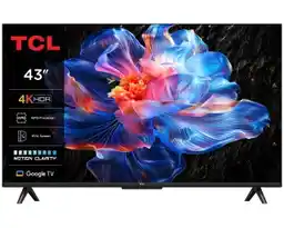 TCL 43V6C 43 LED 4K Google TV Dolby Vision Dolby Atmos HDMI 2.1 DVB-T2 Telewizor LED