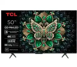 TCL 50C6K 50 QD-Mini LED 4K 144Hz Google TV Dolby Vision IQ Dolby Atmos Telewizor QLED
