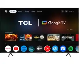 TCL 75P8K 75 QLED 4K Google TV Dolby Vision Dolby Atmos HDMI 2.1 DVB-T2 Telewizor QLED