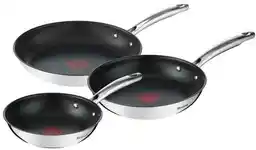 Tefal Duetto+ G732S334 Indukcja Tytanowa 20cm, 24cm, 28cm Zestaw patelni