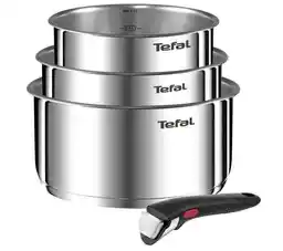 Tefal Ingenio Emotion L8964S55 Indukcja Stal nierdzewna 4 elementy Zestaw garnków