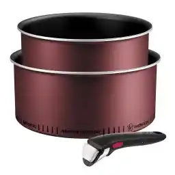 Tefal Ingenio Simply Cook L7248453 Indukcja Aluminium 3 elementy Zestaw garnków