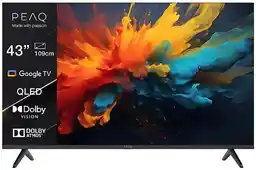 Telewizor PEAQ QLED PTV 43GQU-5024T 43 4K Google TV Dolby Vision