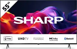Telewizor SHARP LED 55GK4445E 55 4K Dolby Vision Atmos Czarny