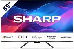 Telewizor SHARP QLED 55GR8465E 55 4K 144Hz Google TV Quantum Dot