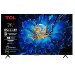 Telewizor TCL 75C6KS 75 QD-Mini LED 4K 60Hz Google TV Dolby Vision Dolby Atmos HDMI 2.1 DVB-T2 QLED