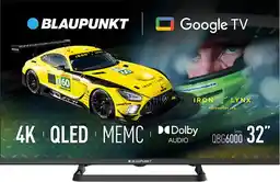 Telewizory Blaupunkt 32 Cale Qled Smart Tv Google Tv Fhd Wifi Hdmi Czarny