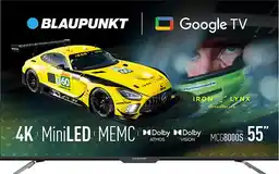 Telewizory BLAUPUNKT MiniLED 55MCG8000S 55 4K Google TV Dolby Vision Czarny