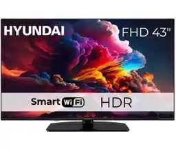 Telewizory HYUNDAI LED FLM 43TS349 Smart 43 FHD TiVo OS HDR10 Czarny