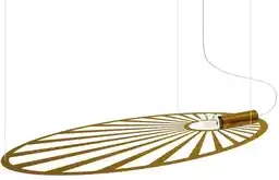 Thoro Lampa wisząca LEHDET złota TH.001ZL